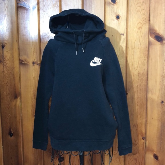 Nike cowl neck black sweatshirt Nike hoodie size XS workout causal hoodie sports - Picture 5 of 9